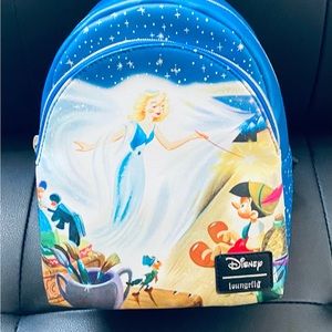 Loungefly Disney Pinocchio Blue Fairy Magic Mini Backpack